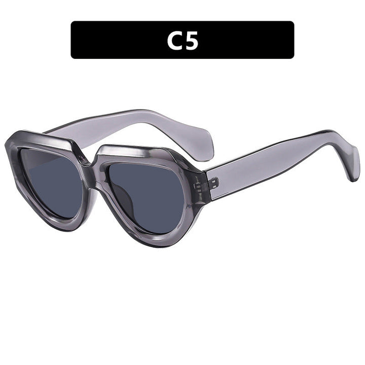 Women's fashionable sunglasses with unique, angular frame Kalsten