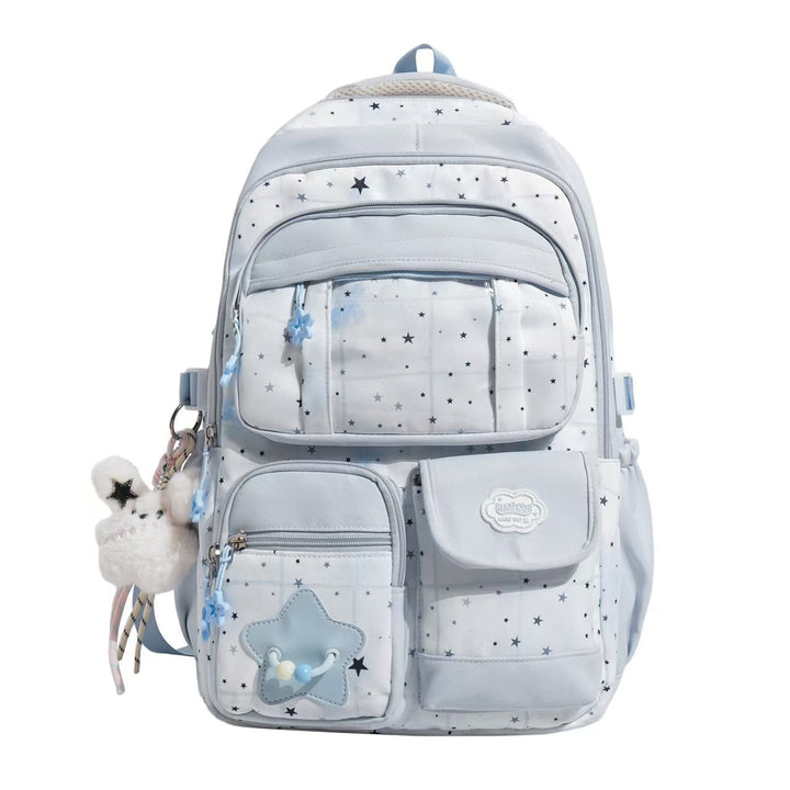 Star-Printed Multi-Functional Backpack Kalsten