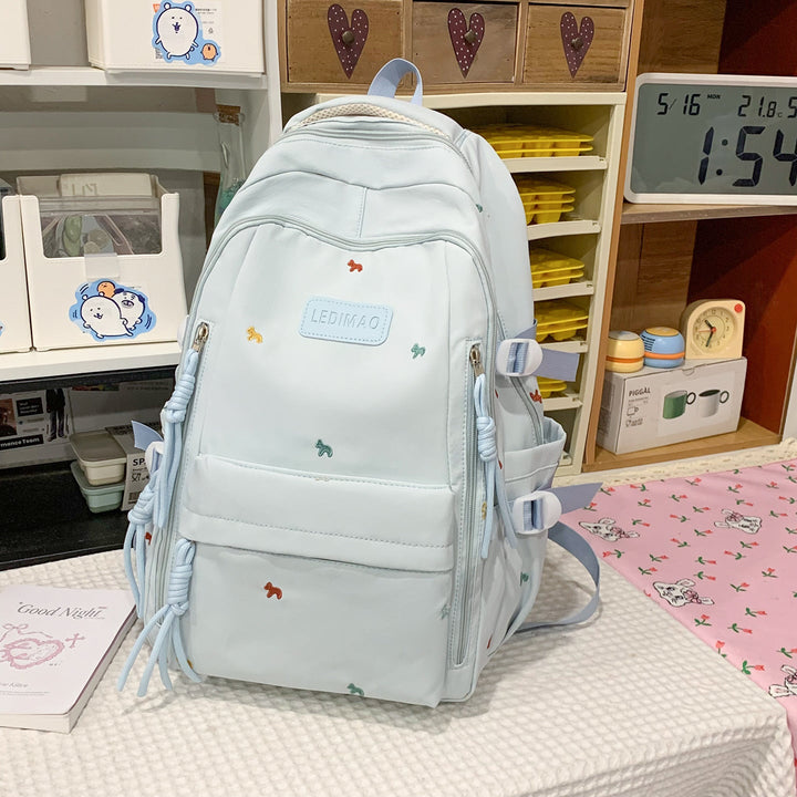 Cute and Functional Multi-Pocket School Backpack
