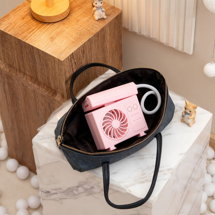 Women's table lamp with integrated USB fan Kalsten