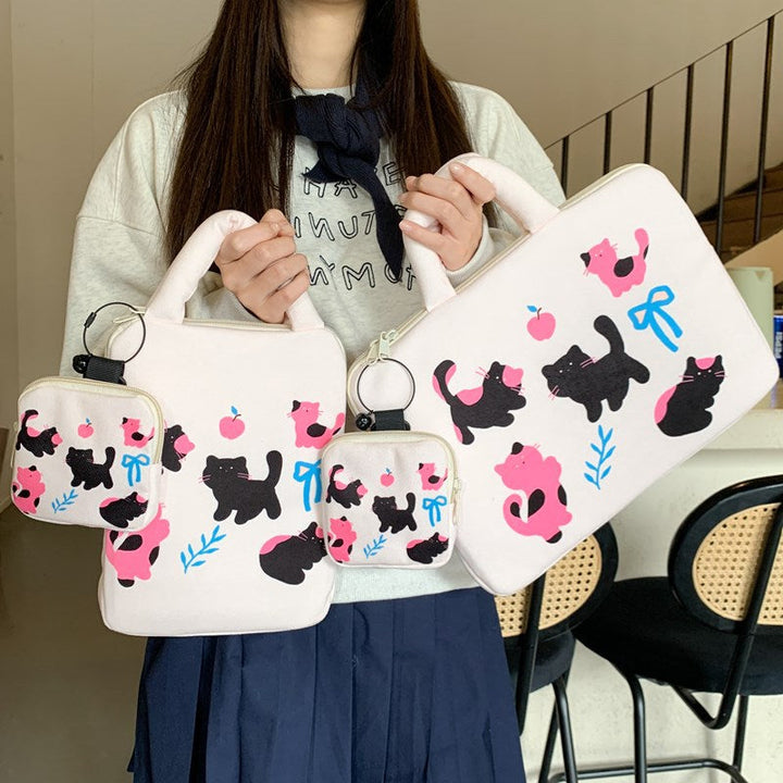 Laptop bag with creative cat pattern Kalsten