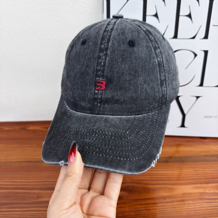 Unisex Distressed Cotton Baseball Cap Kalsten 1784083761