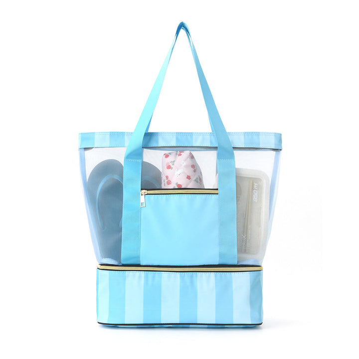 Beach bag with see-through design and large storage Kalsten