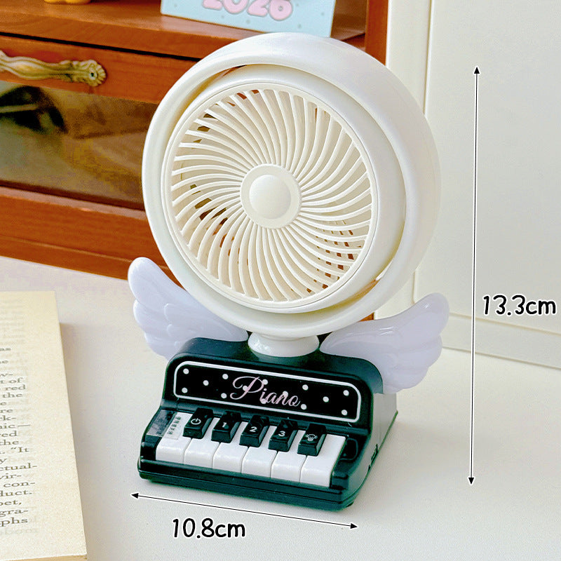Ladies Creative Hand Fan in Sweet Piano Design Kalsten