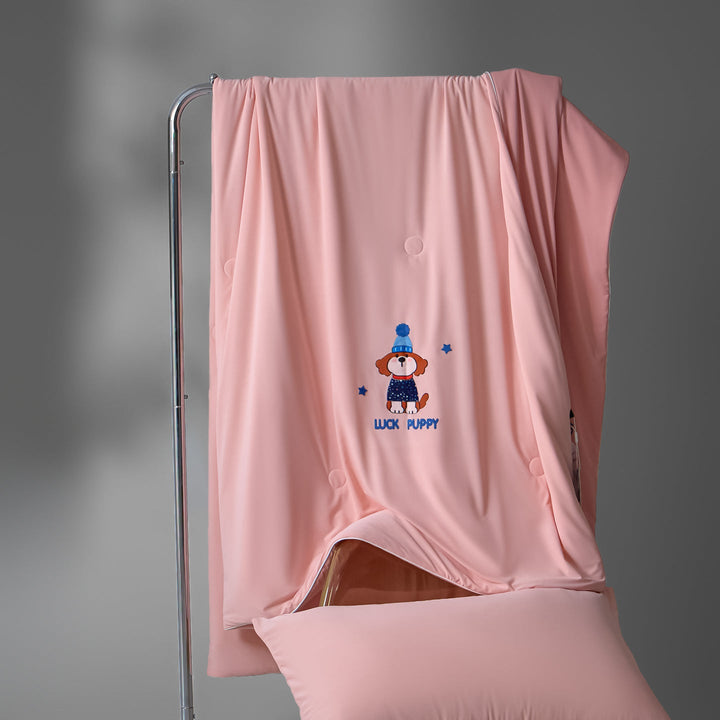 Ladies cozy microfiber blanket with cheerful pattern Kalsten