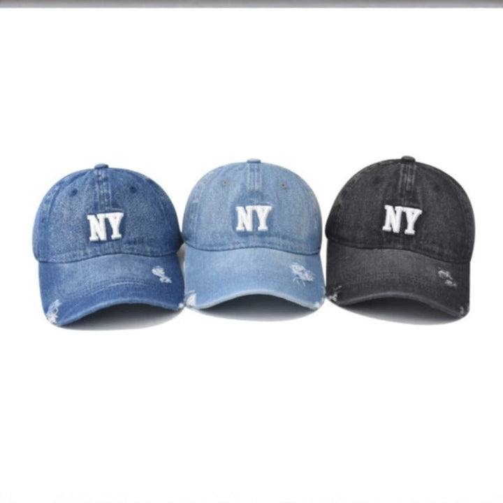 Women's Distressed Denim Baseball Cap Kalsten 1784188163