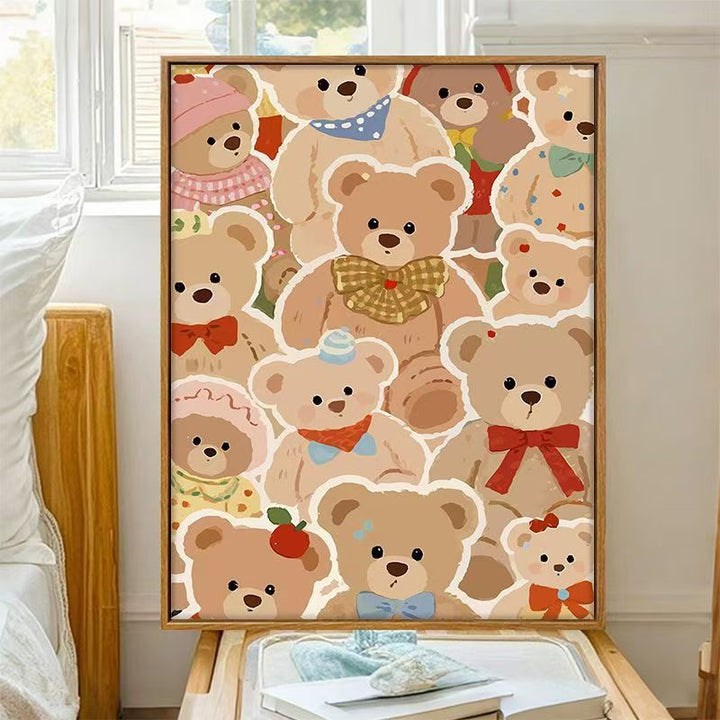 Cute Bear-Themed Decorative Wall Art Kalsten