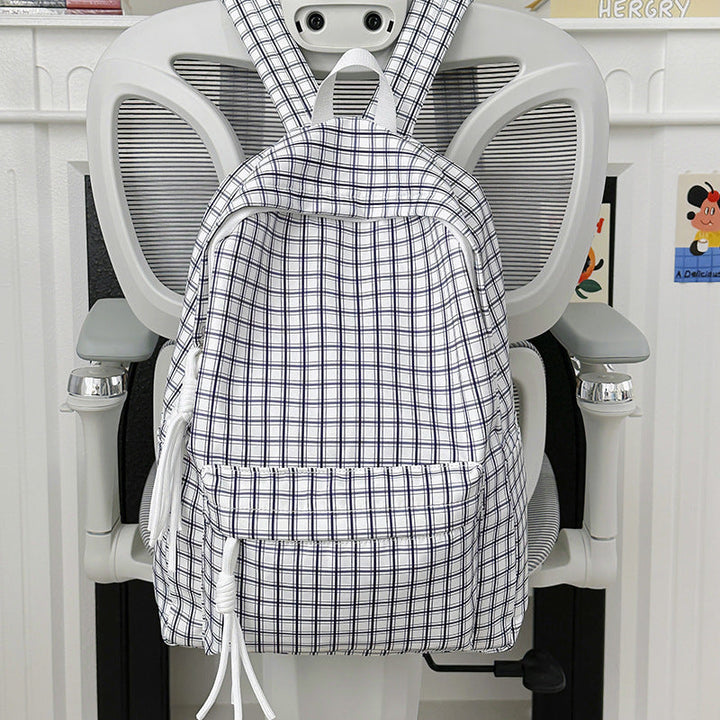 Functional Checked Backpack