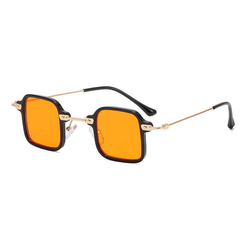 Ladies square fashion sunglasses with stylish metal frame Kalsten