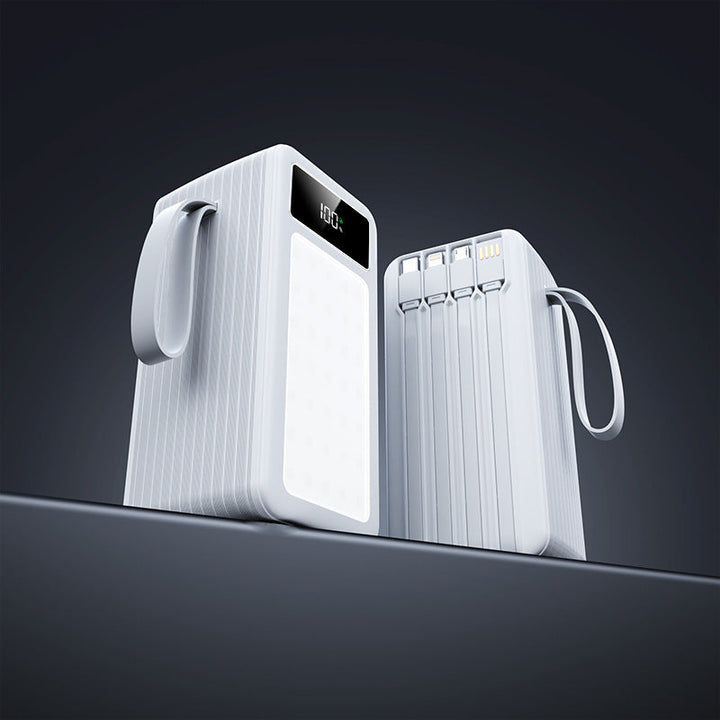Portable power bank with integrated charging station and innovative LCD display Kalsten