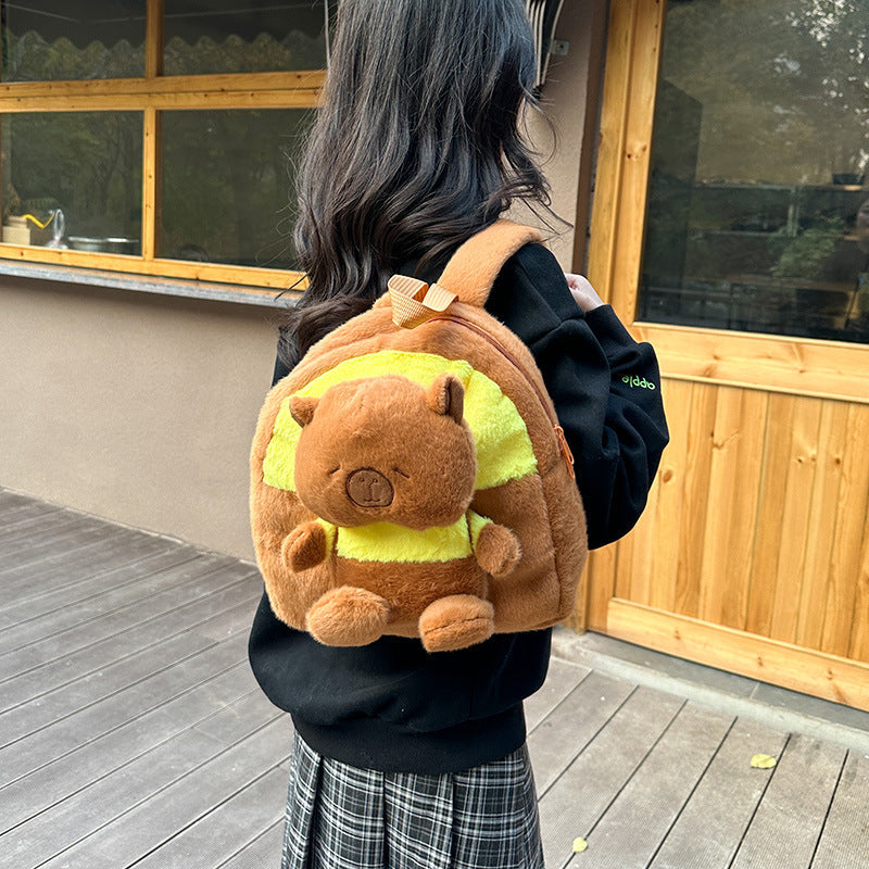 Plush backpack with animal cuddly motif Kalsten