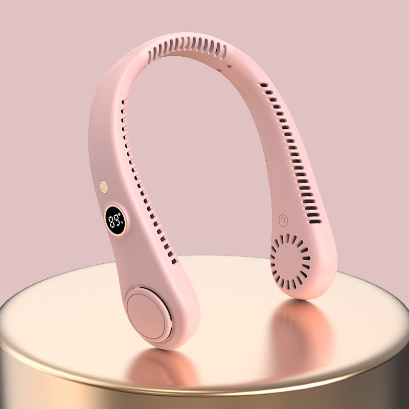 Women Portable Cooling Neckband Fan Kalsten