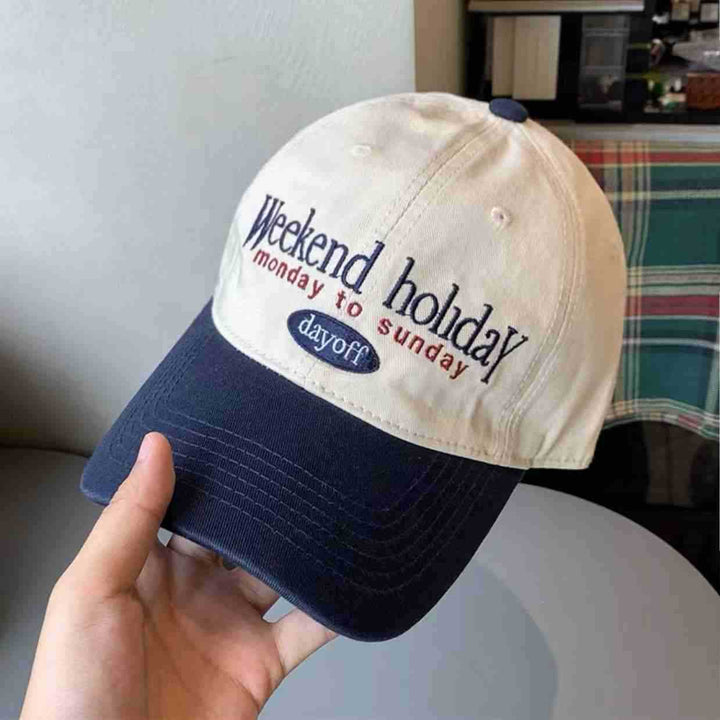 Women's Casual Embroidered Adjustable Cap Kalsten
