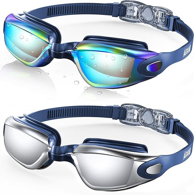 Swim goggles with adjustable head strap and anti-fog technology Kalsten
