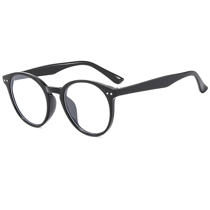 Women's fashionable round sunglasses with transparent frame and UV protection Kalsten