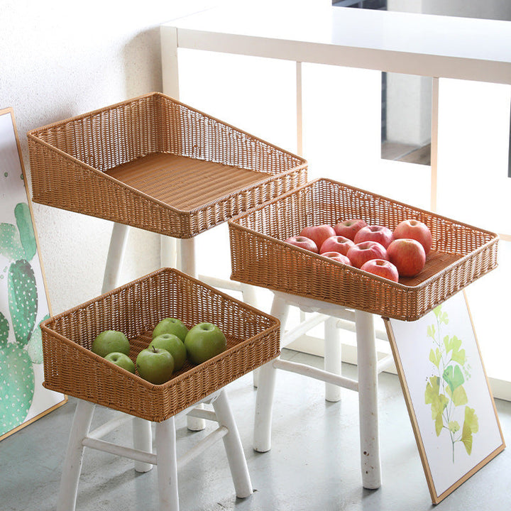 Elegant Woven Storage Tray Kalsten