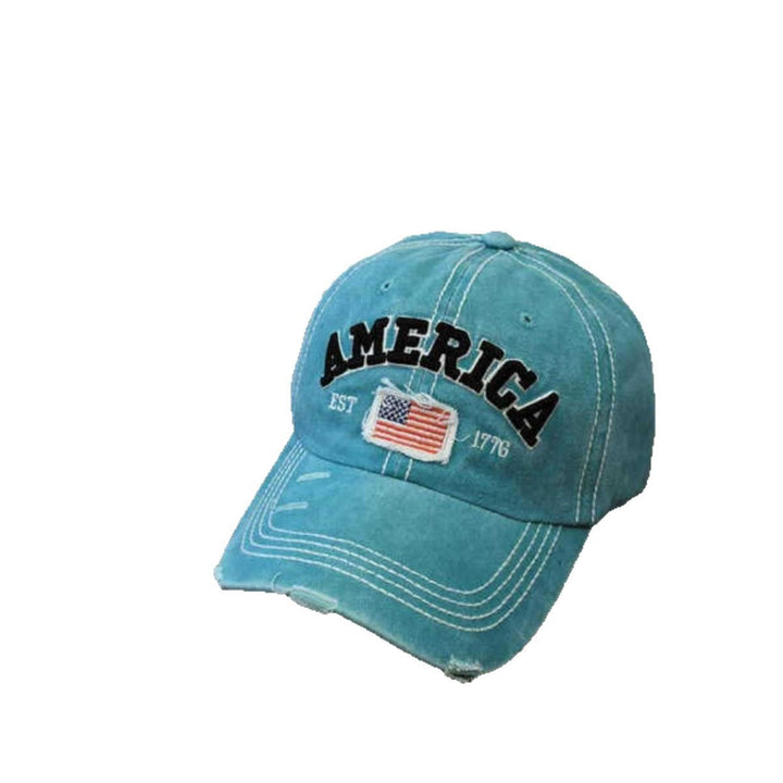 Unisex Vintage-Inspired Distressed Baseball Cap Kalsten