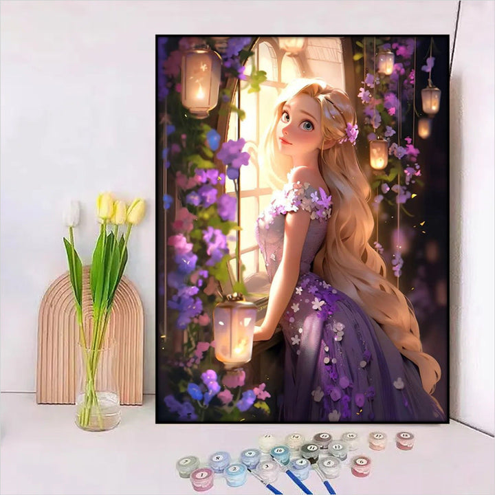 Disney-Inspired DIY Paint by Numbers Canvas Kit Kalsten