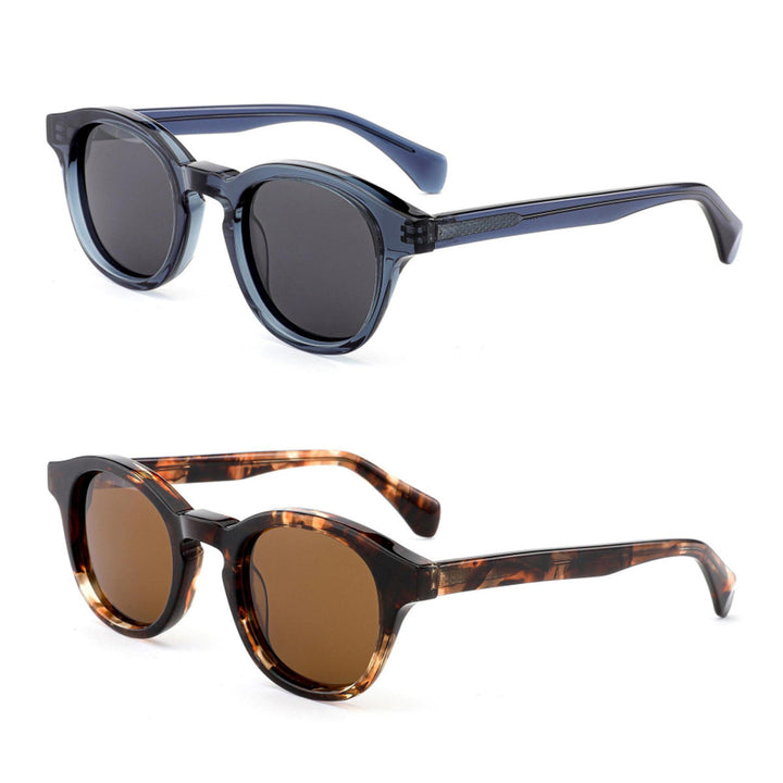 Ladies fashionable sunglasses in stylish round frame Kalsten