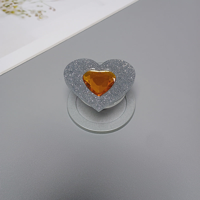 Decorative Heart-Shaped Phone Grip Kalsten