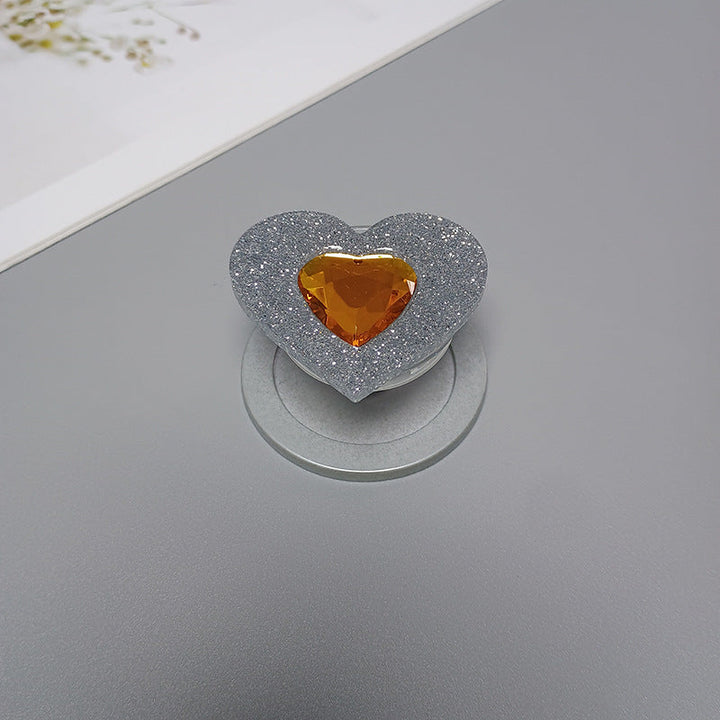 Decorative Heart-Shaped Phone Grip Kalsten