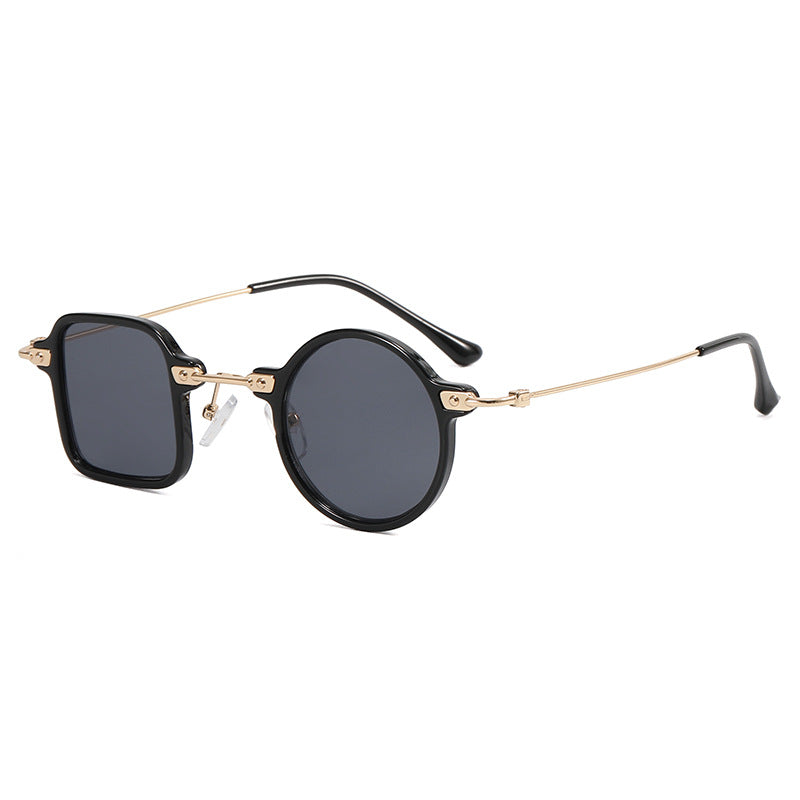 Ladies elegant round hybrid glasses with square design Kalsten