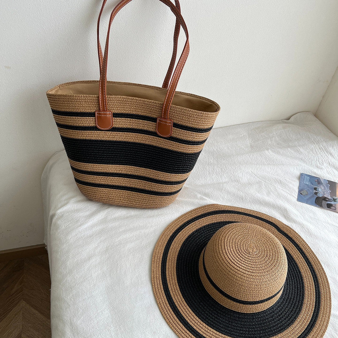 Fashionable Tote Bag Made of Braided Material Kalsten