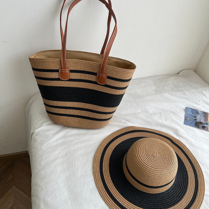 Fashionable Tote Bag Made of Braided Material Kalsten
