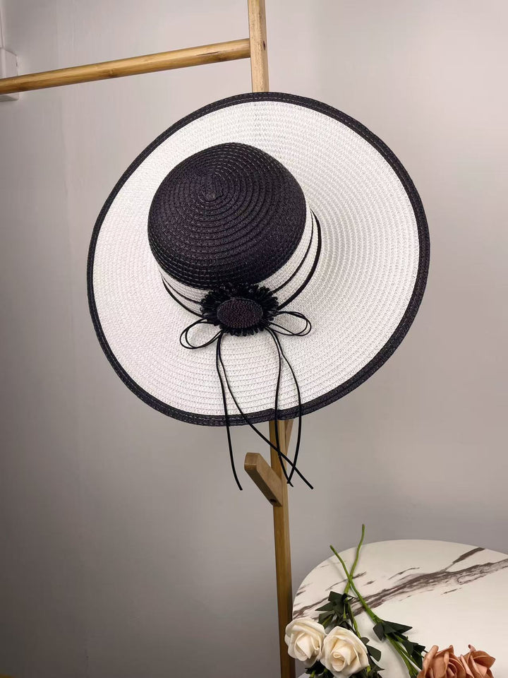 Elegant Beach Bag with Matching Sun Hat Kalsten