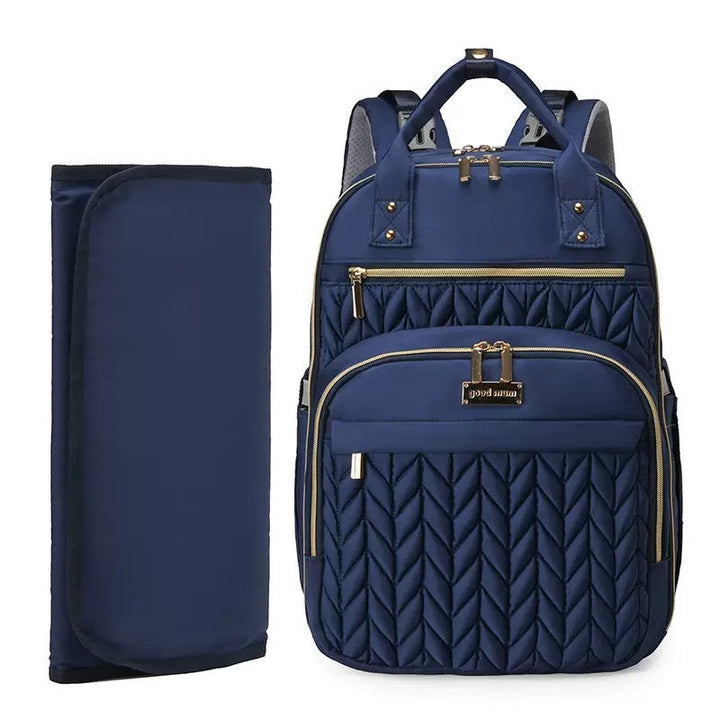 Elegant and Spacious Backpack with Textured Design Kalsten