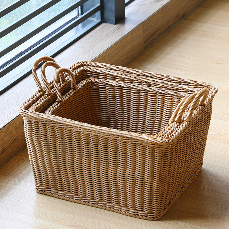 Unisex Spacious Storage Basket made of Woven Rattan Kalsten