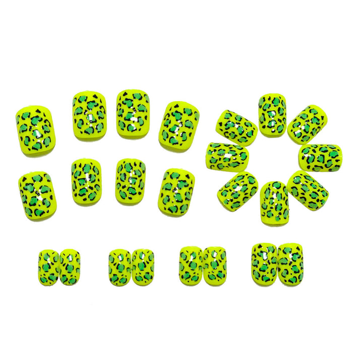 Artificial nails with animal leopard pattern Kalsten