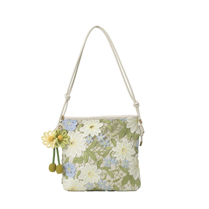 Artfully Embroidered Handbag Kalsten
