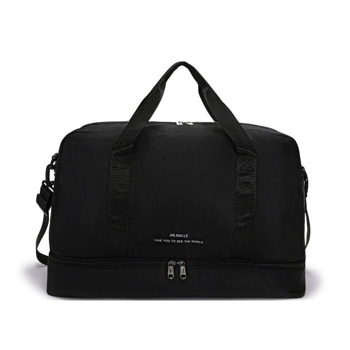 Sporty Travel Bag With Spacious Interior Compartment And Removable Shoulder Strap Kalsten