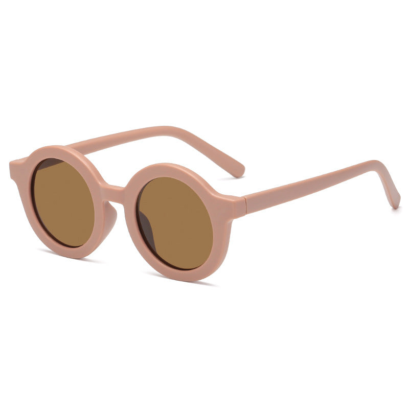 Women's stylish round sunglasses with modern plastic frame Kalsten