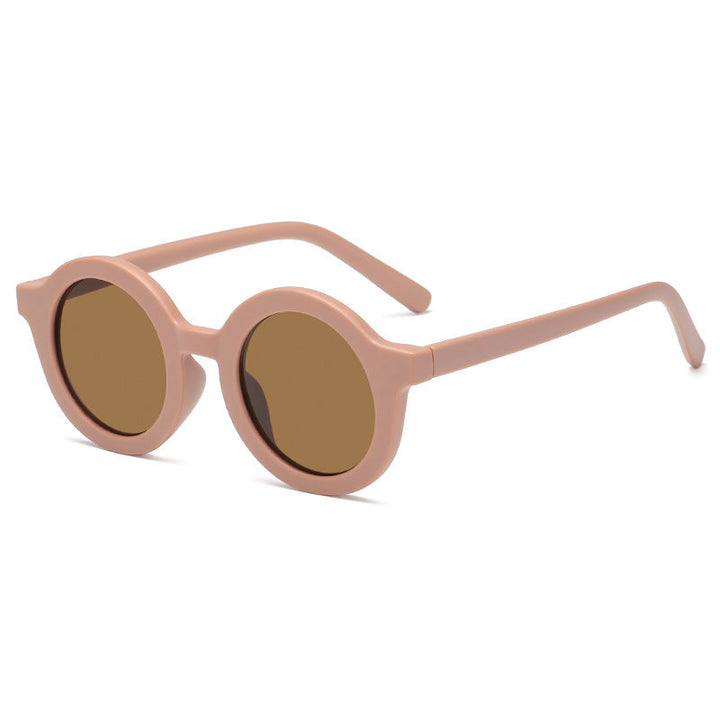 Women's stylish round sunglasses with modern plastic frame Kalsten