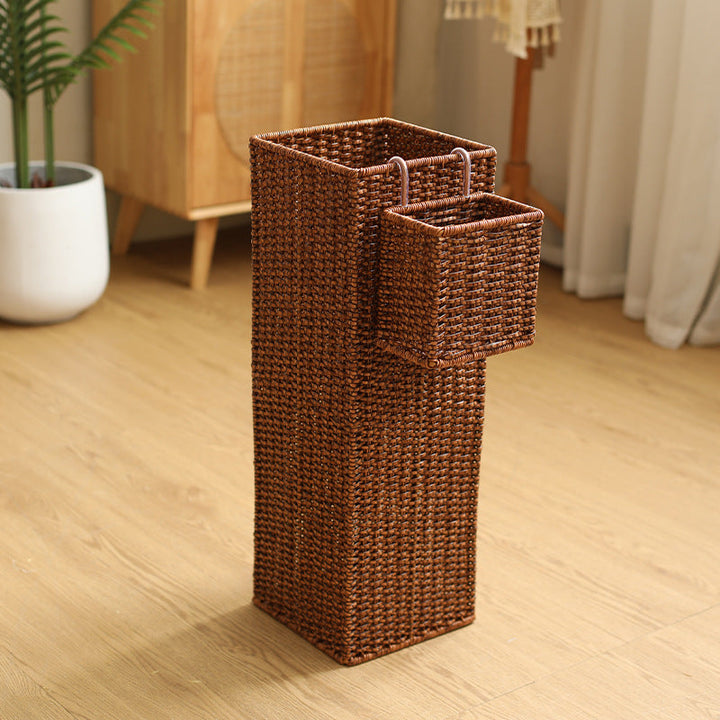 Decorative Wicker Storage Vase Kalsten