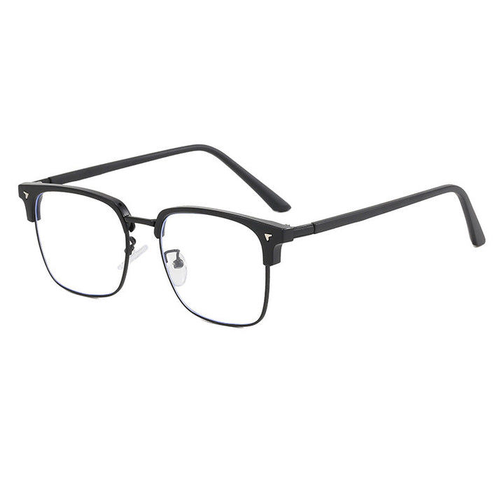 Ladies elegant square glasses with lightweight metal frame Kalsten