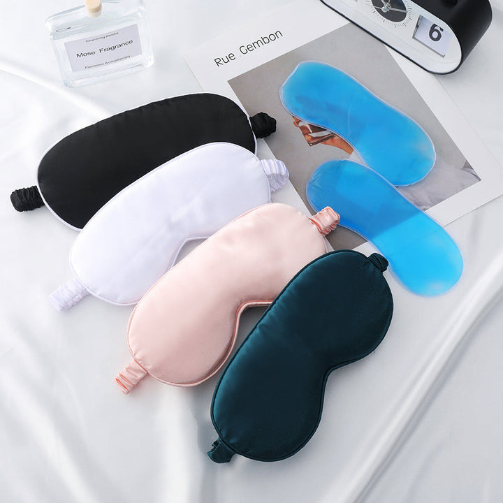 Women's nan silky soft sleep mask with removable gel cooling pad and adjustable comfort strap Kalsten