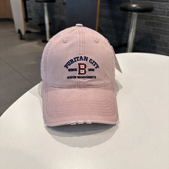 Men's Vintage-Inspired Embroidered Baseball Cap Kalsten