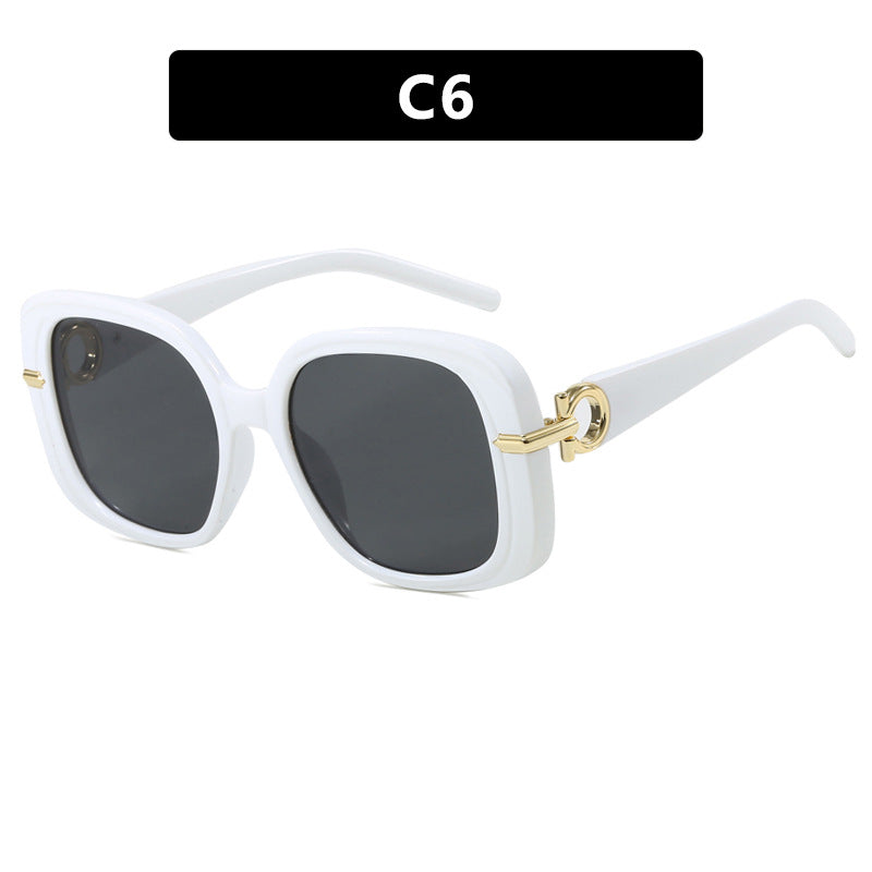 Women's square sunglasses with luxurious metal accent Kalsten