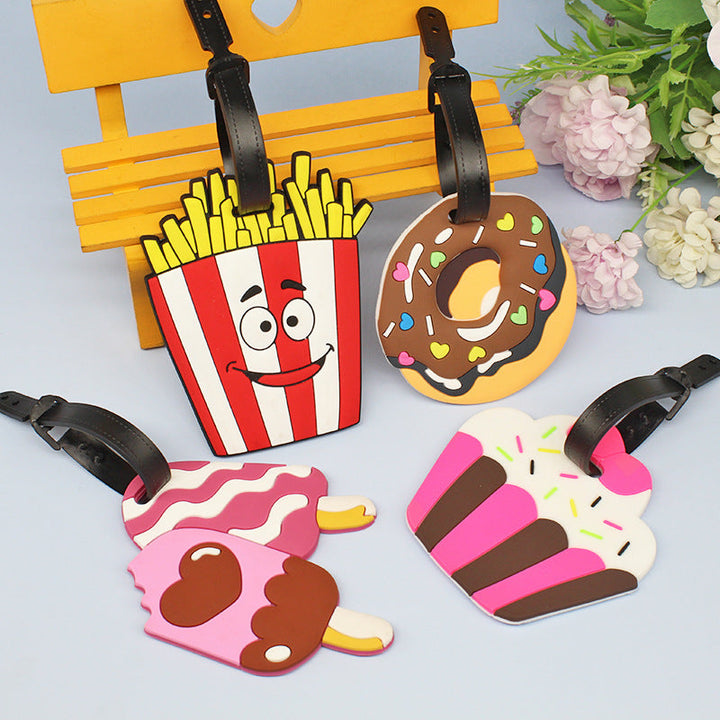 Unisex Fun Food-Themed Luggage Tag Kalsten