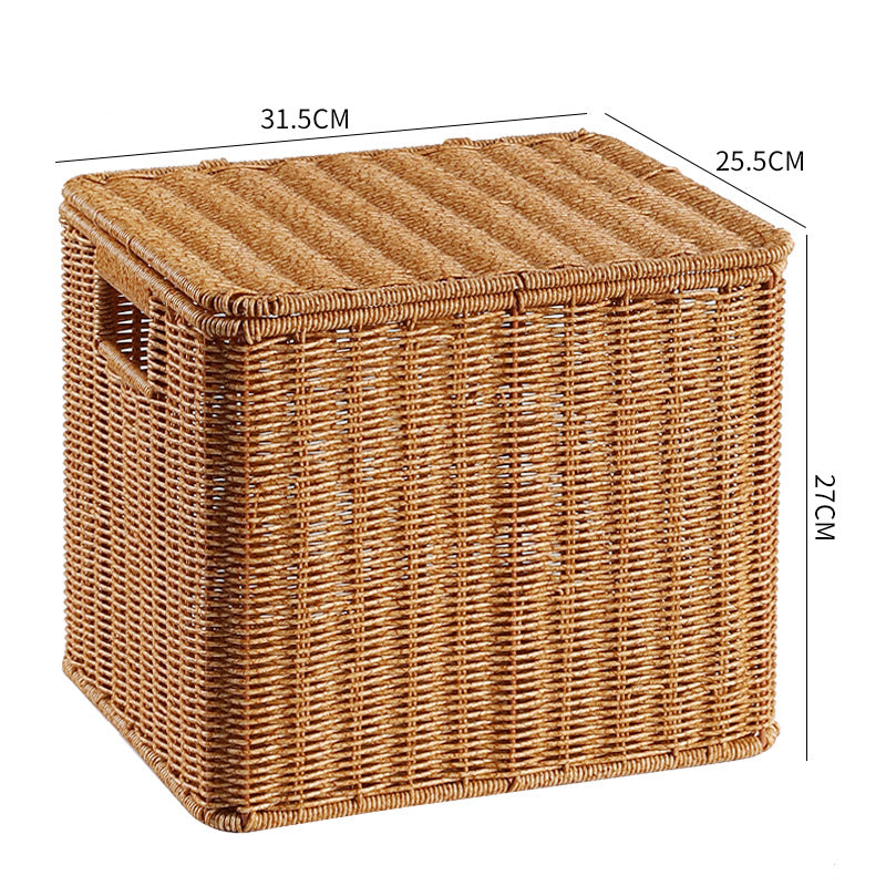 Handwoven Rectangular Storage Chest Kalsten