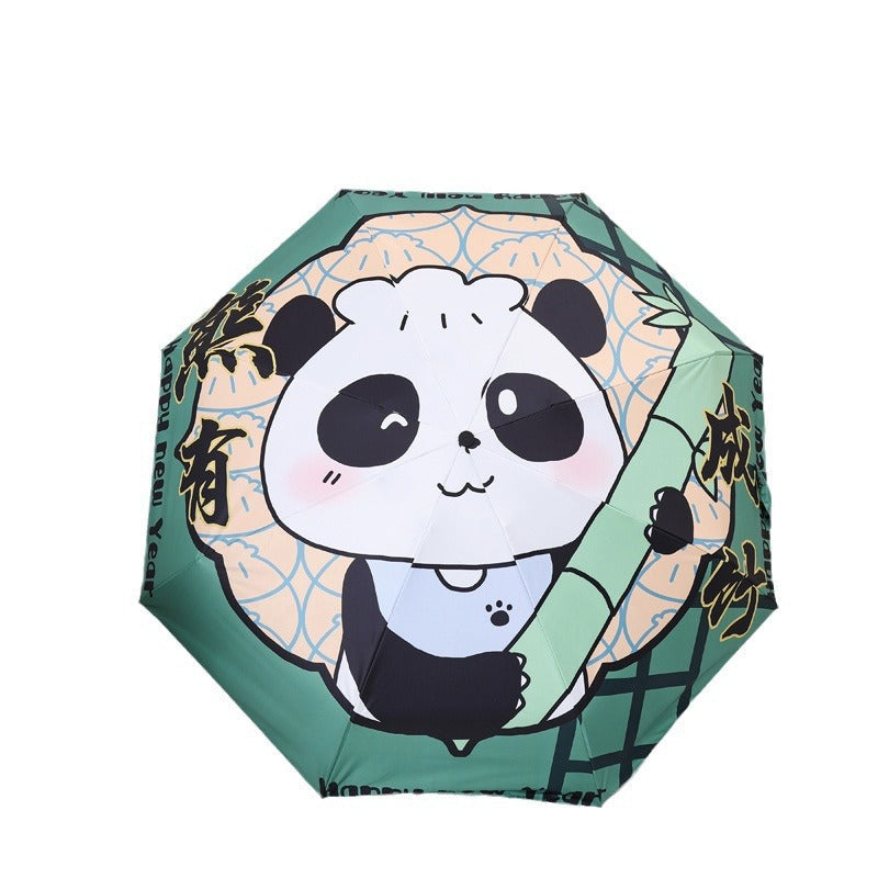 Ladies creative folding umbrella with graphic design Kalsten