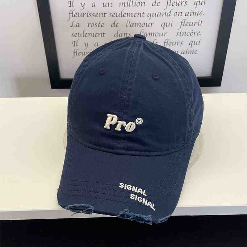 Women's Casual Distressed Embroidered Baseball Cap Kalsten