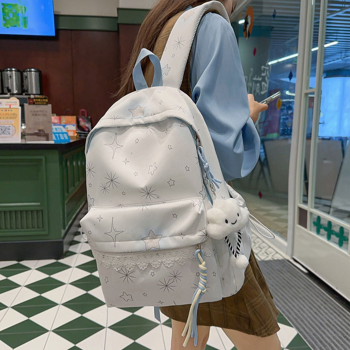 Backpack with Dreamy Star Design and Practical Features Kalsten