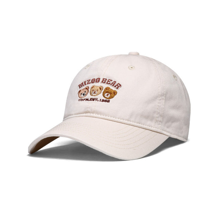 Women's playful cotton cap with embroidered animal design Brehn