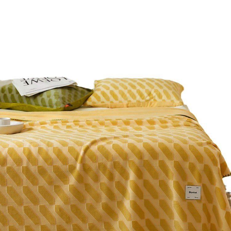Women's cozy blanket with modern geometric pattern Kalsten