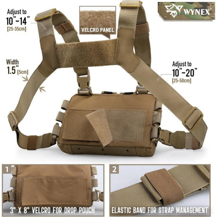 Multifunctional Tactical Shoulder Bag Kalsten