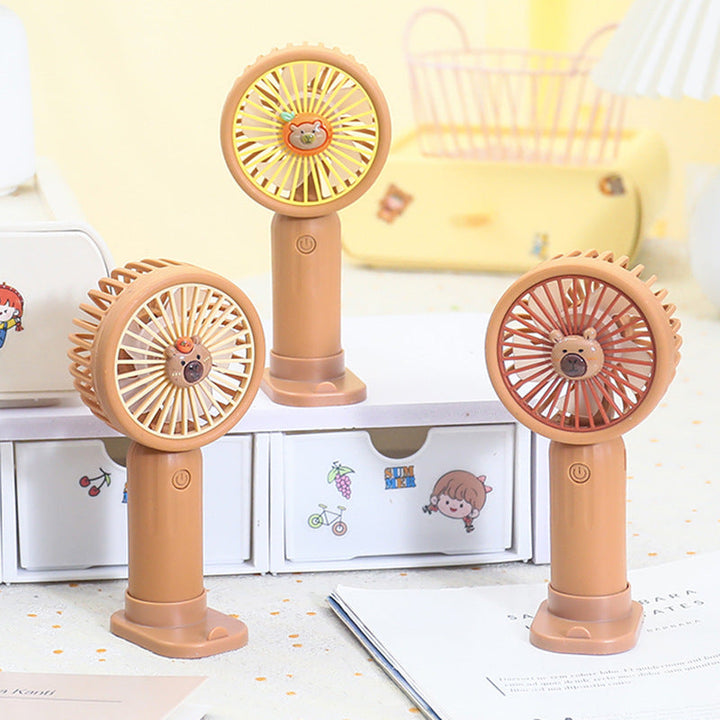 Women's Portable Mini Fan in Charming Bear Design Kalsten